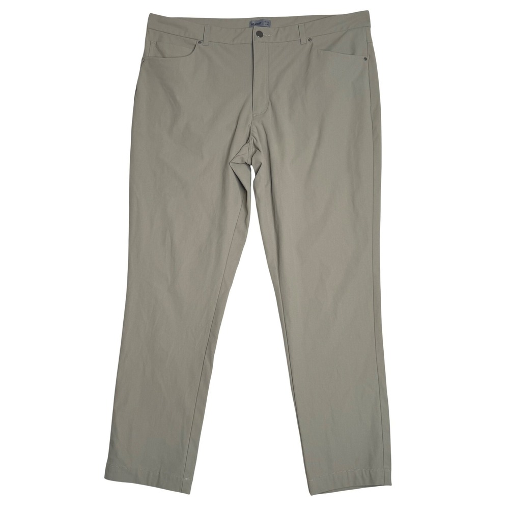 Vrst Limitless Slim Fit Technical‎ Stretch Pants Khaki Mens 40x30